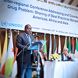 L'ONUDC et le Kenya organisent une conférence inter-régionale pour lutter contre le problème mondial de la drogue. Photo: ONUDC