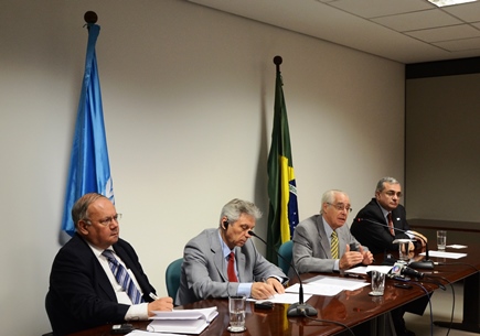 UN experts during the press conference