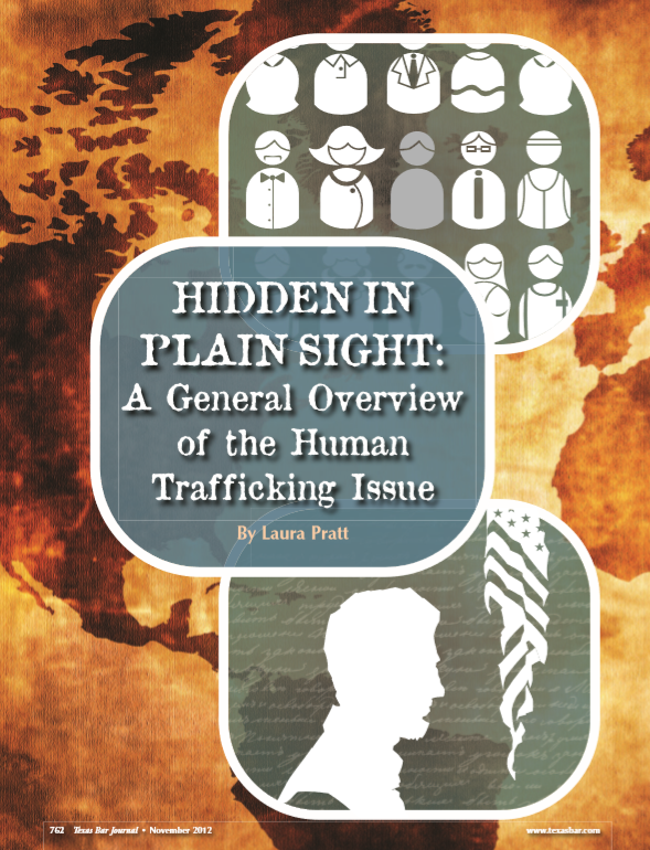 Hidden In Plain Sight A General Overview Of The Human Trafficking Issue