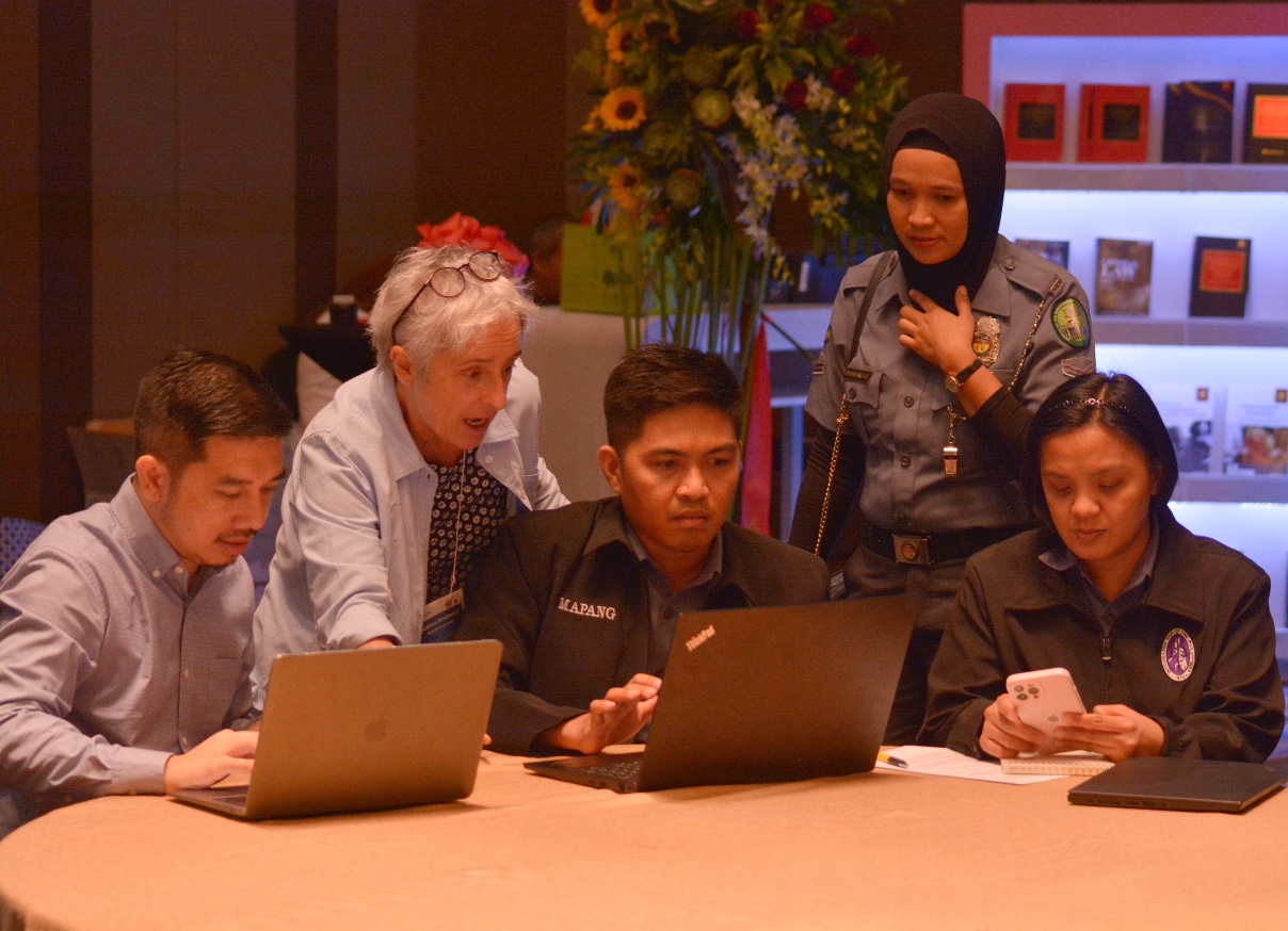 Development Consultant, Sipar Org (Cambodia), one of the invited prison education experts preparing for the plenary presentation right after leading an engaging breakout session