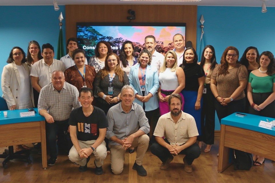 UNODC Youth Ambassadors Programme participants holding the Sustainable Development Goals (SDGs)