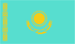 Kazakhstan Flag