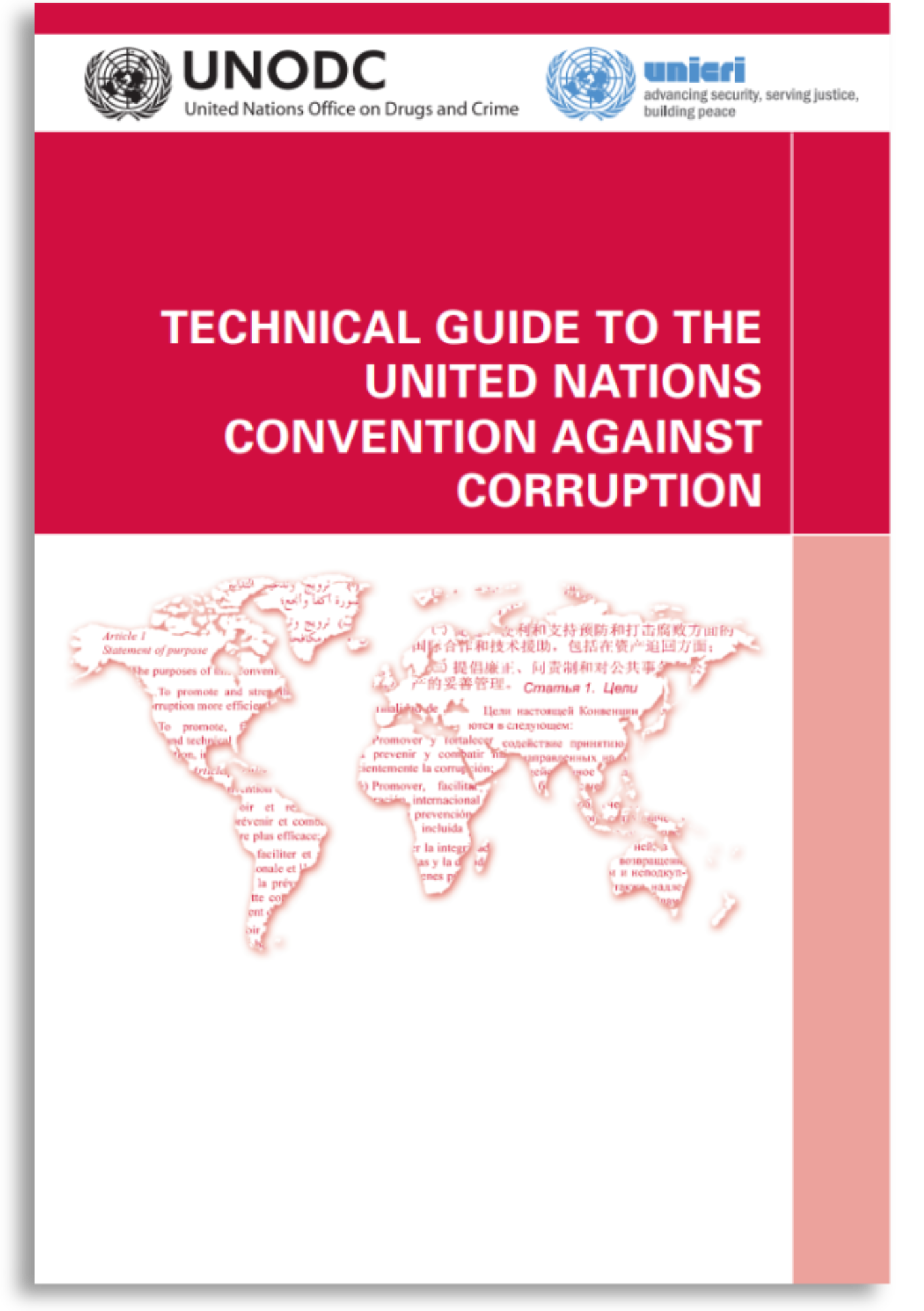 Technical Guide to UNCAC publication cover