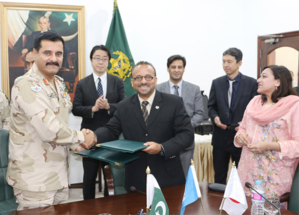 The Government of Japan and UNODC Country Office in Pakistan stand ...