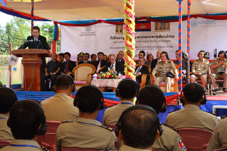 Intelligence Unit opens in a key Cambodian seaport to combat migrant ...