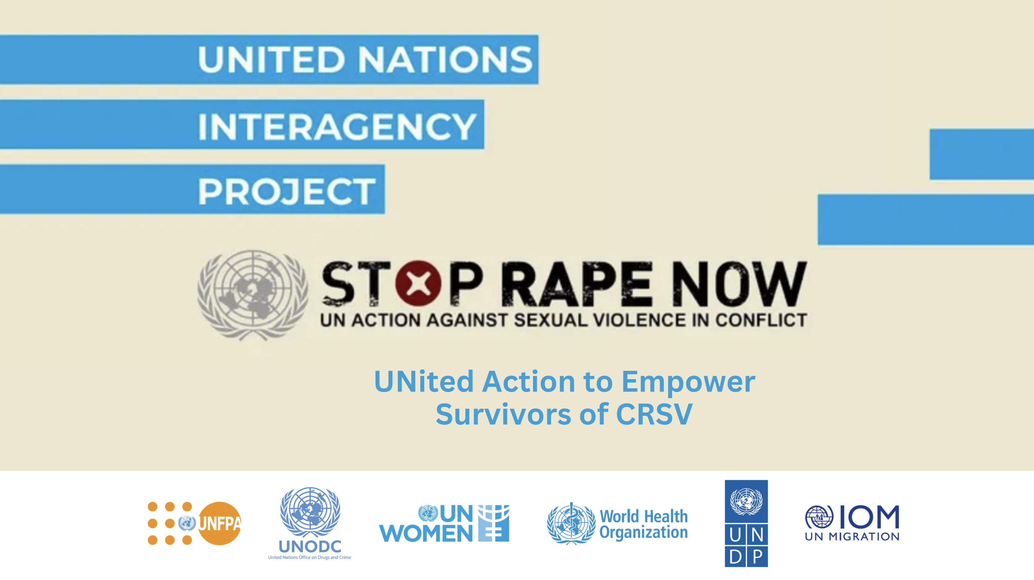 The Project: UNited Action to Empower Survivors of CRSV