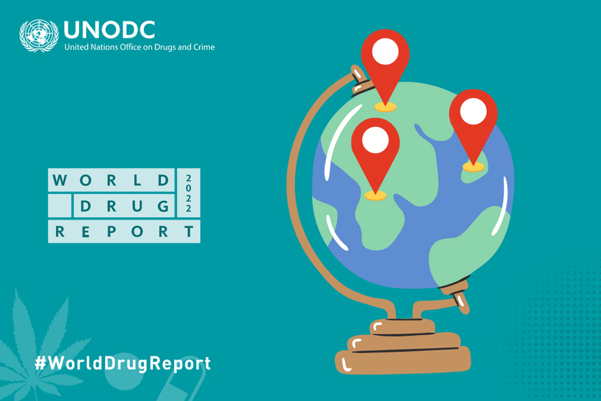 UNODC World Drug Report 2022 highlights trends on cannabis  post-legalization, environmental impacts of illicit drugs, and drug use  among women and youth